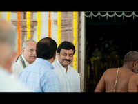 Ramcharan and Upasana Visit Temple